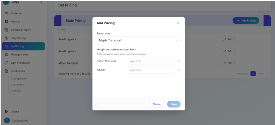 Pricing Rules