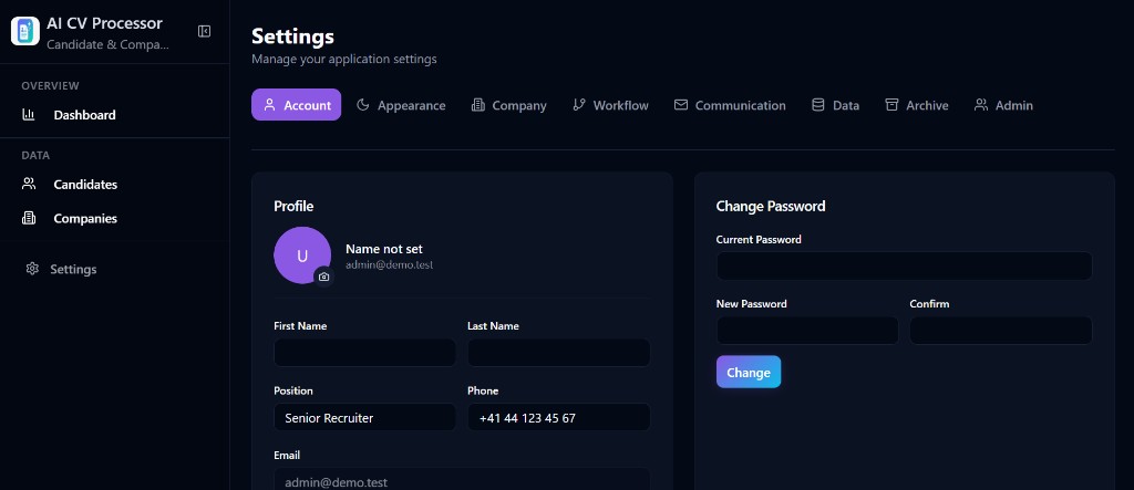 Profile Review